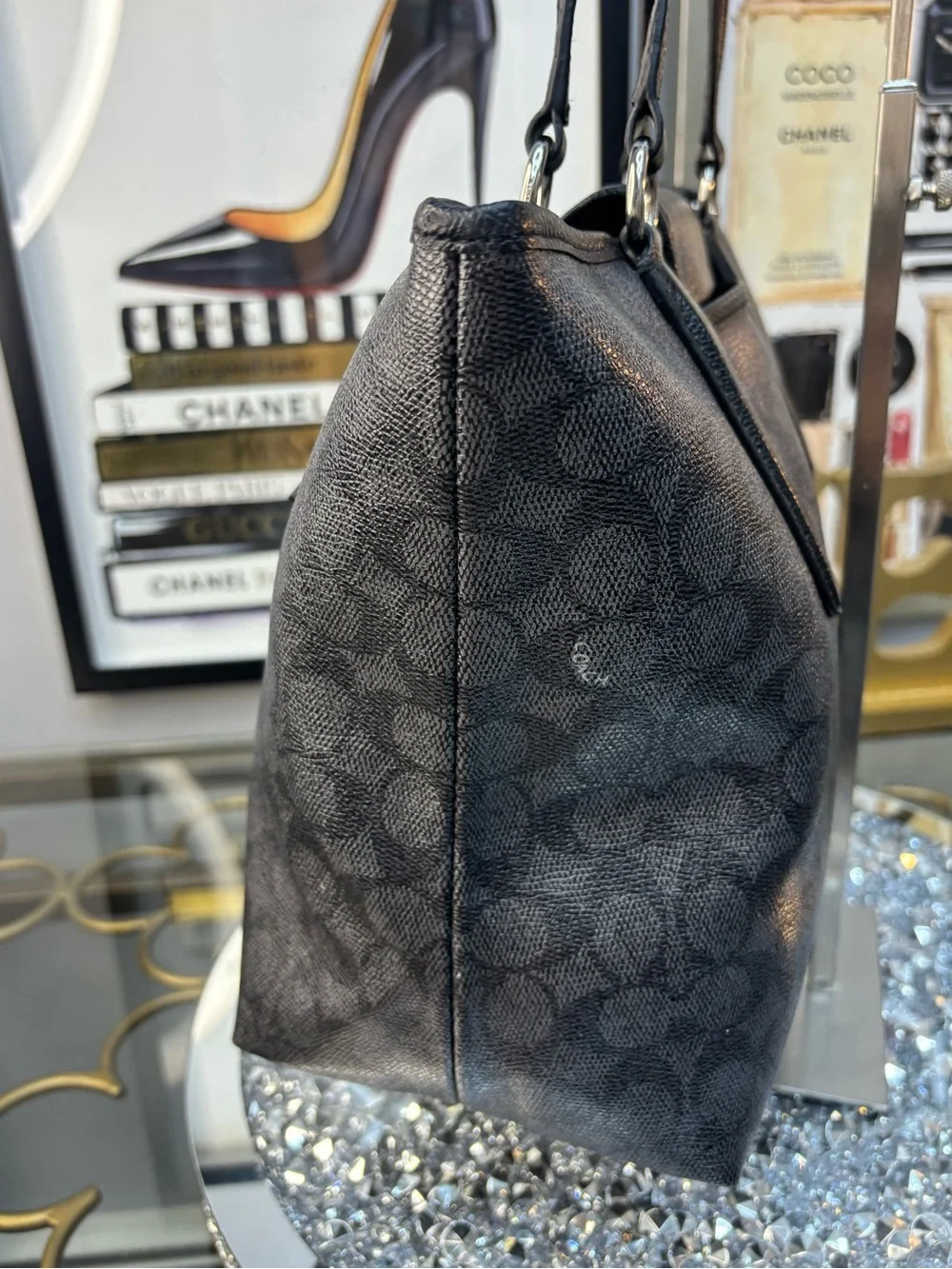 Coach 2014 Ward Signature Tote Bag EUC